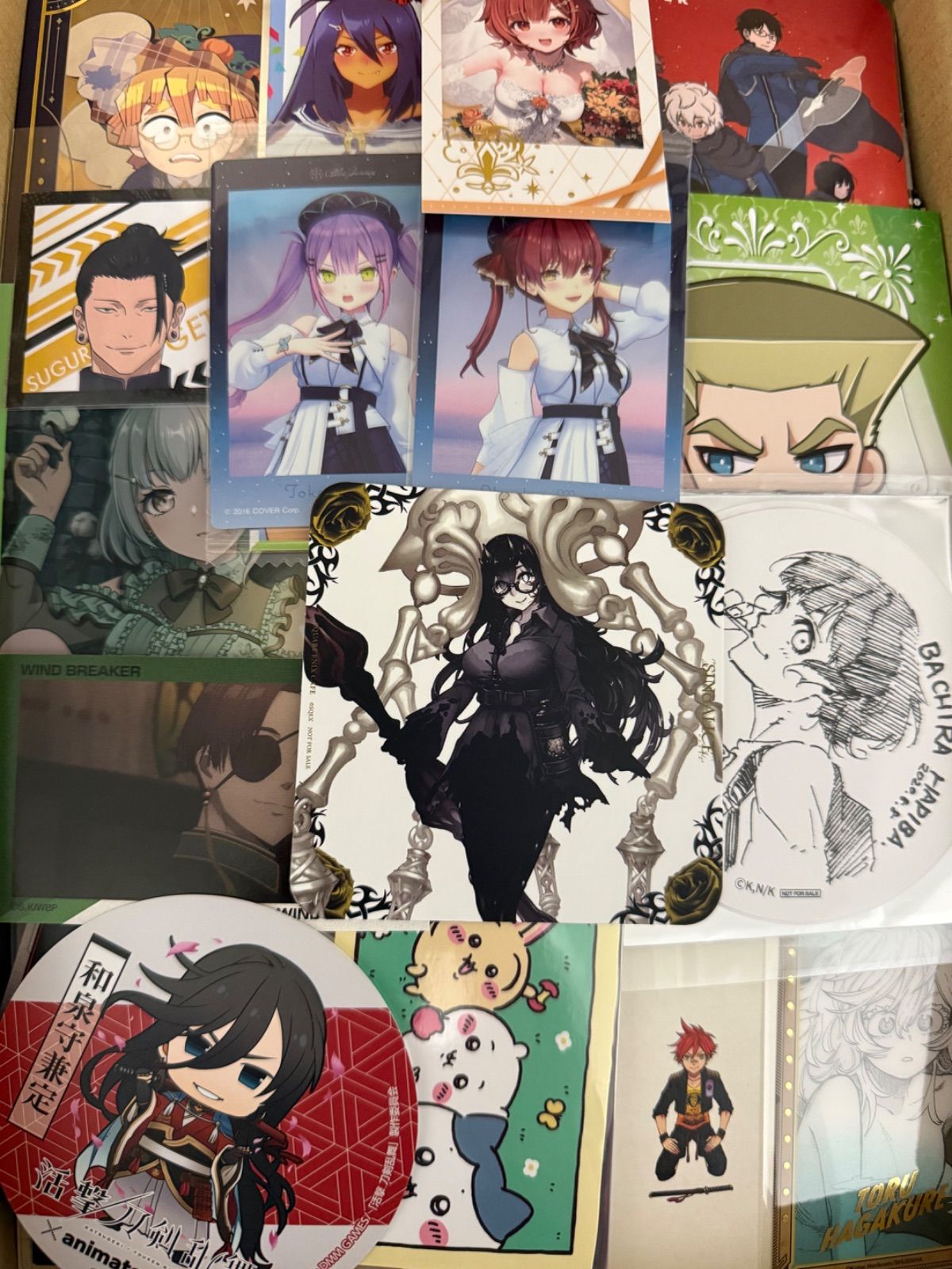 紙類 アニメ ゲーム まとめ売り 大量 コースター ポストカード カード