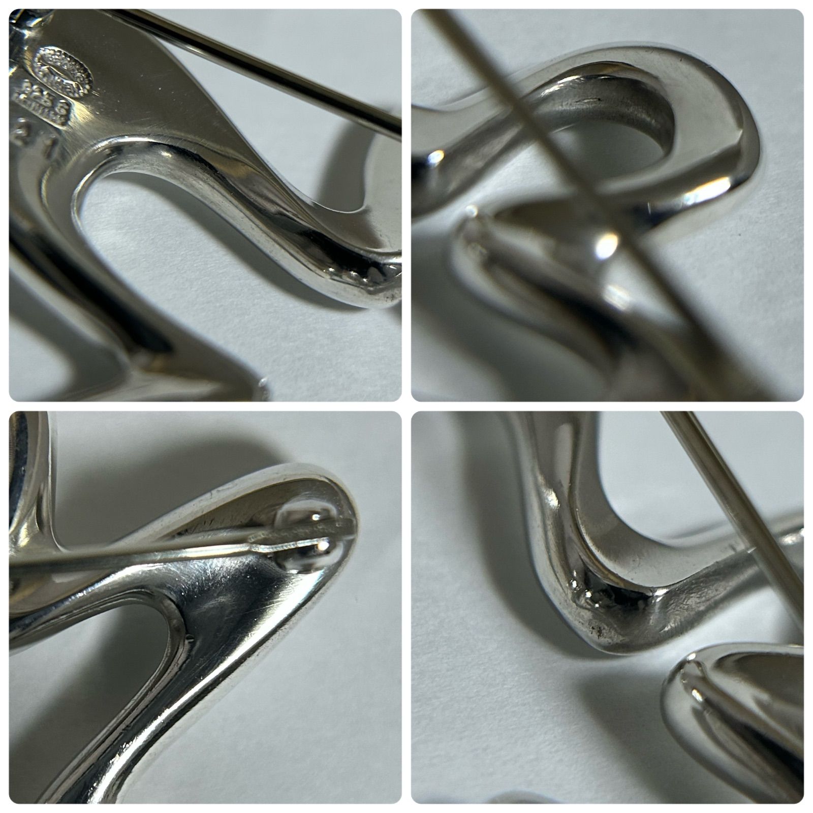 要状態確認】 ジョージジェンセン ブローチ 321 スプラッシュ Silver