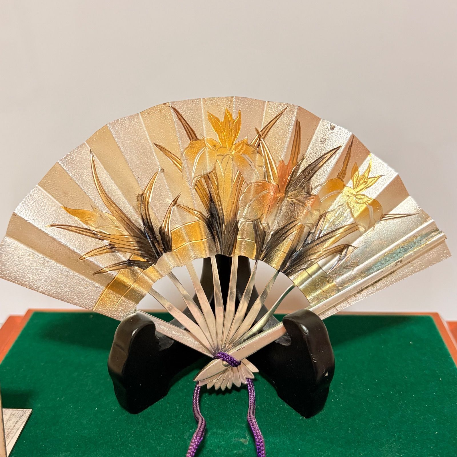 純銀製 飾り扇 金属工芸 秀雄作 シルバー 銀 - メルカリ
