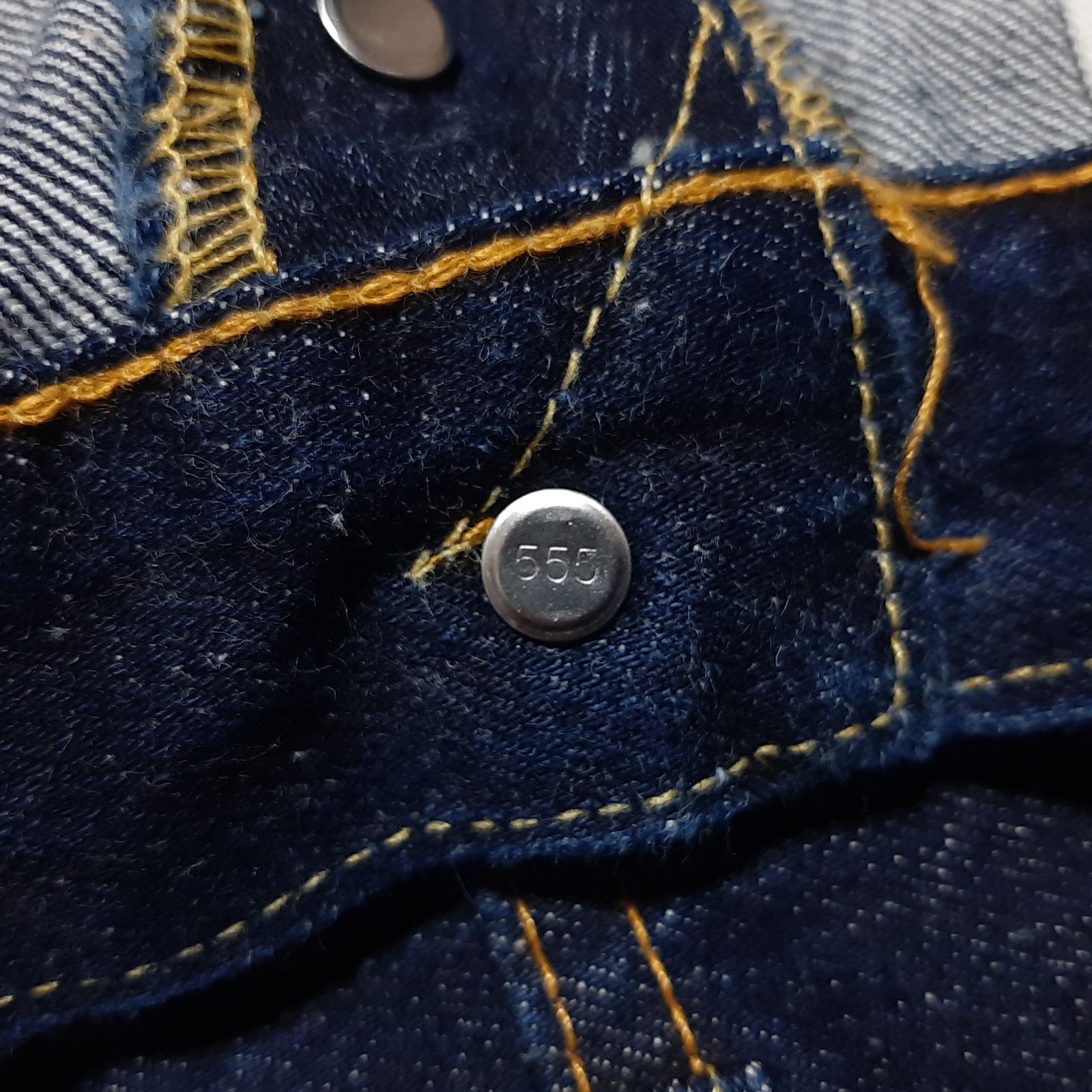 W34】99年 バレンシア製 LEVI'S 501XX 55年モデル 濃紺 真紺 Made in