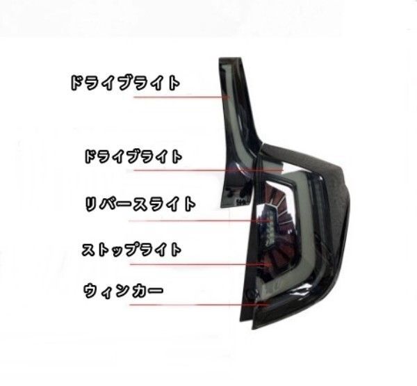 ホンダ フィット テールランプ 全LED GK3/4/5/6 GP5/GP6テールライト
