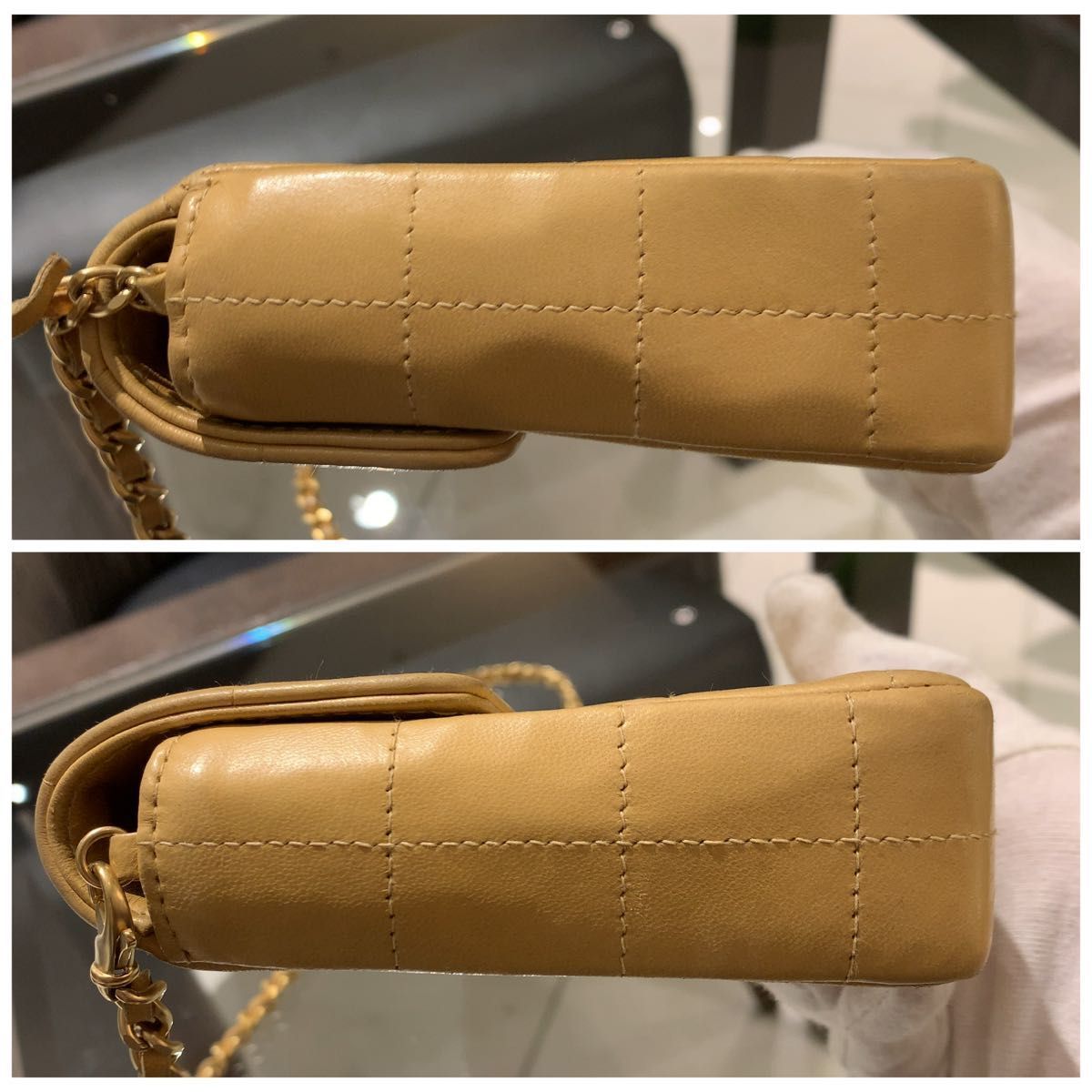 ◎本物 美品 CHANEL シャネル チョコバー ターンロック マトラッセ