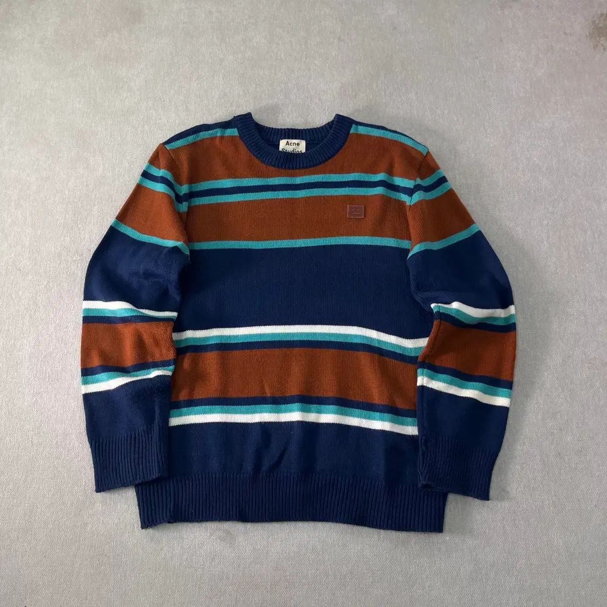 100 Acne Studios アクネストゥディオズ ニマ FACE ロゴ ストライプ