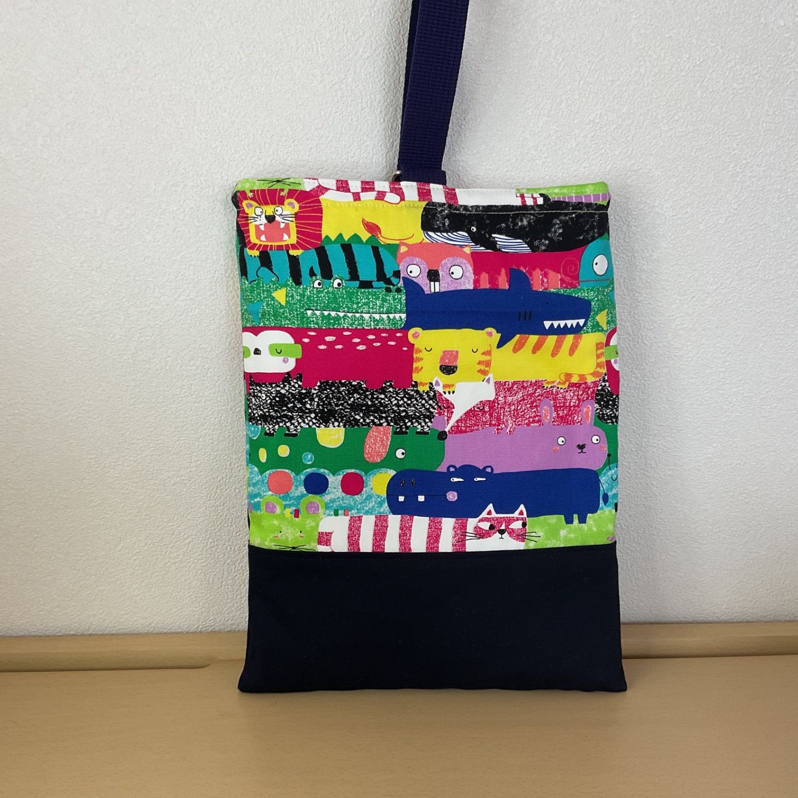 入園入学準備5点セット りんりんのハンドメイド レッスンバッグ 上履き