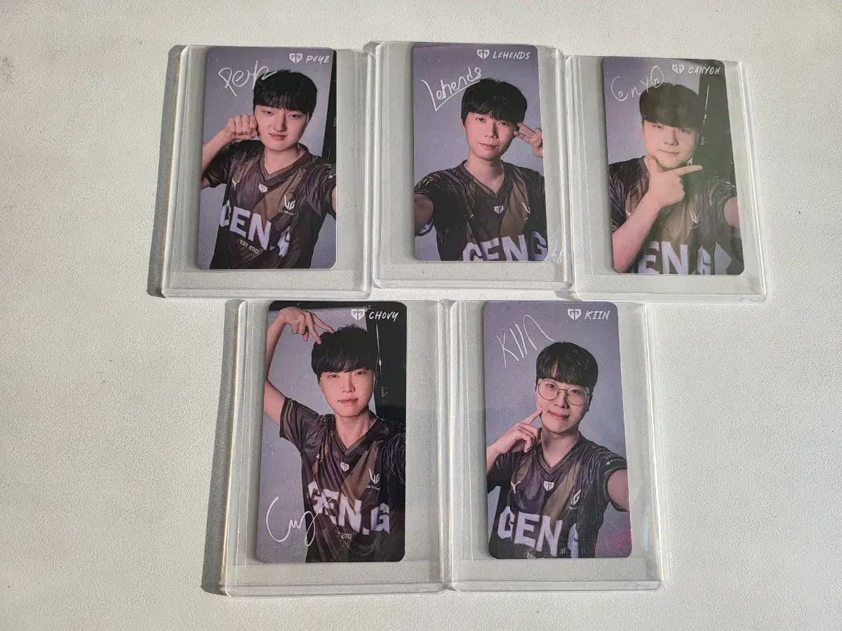GEN.G 2025メンバーシップ チョビ ギイン フェイズ トレカ セット Gen G