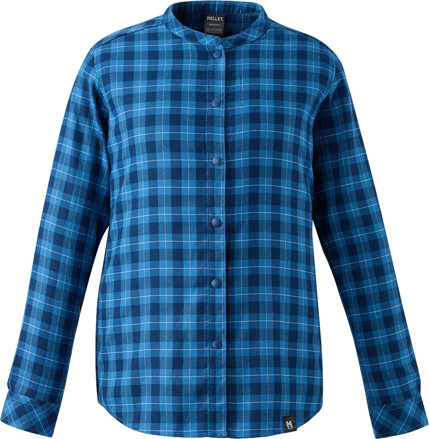 ミレー MILLET アウトドア パラディス ロングスリーブ スタンドシャツ N 3171 CORONETBLUE