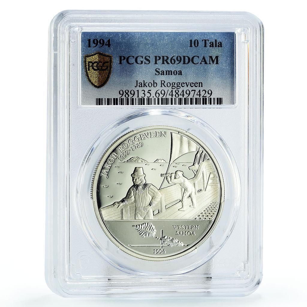 サモア 10 ドル シーフェアリング ヤコブ ロゲフェーン シップ
