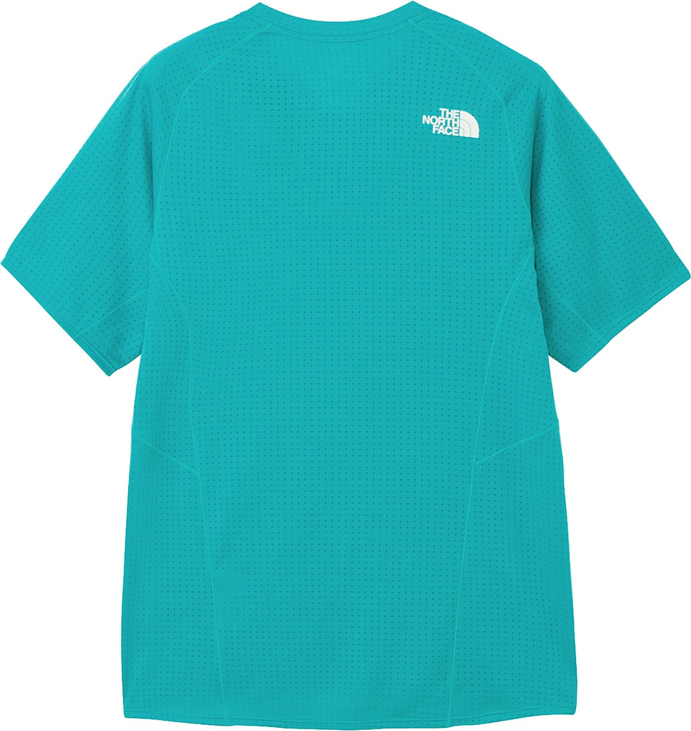 ザ ノース フェイス THE NORTH FACE アウトドア エクスペディションショートスリーブドライドットクルー メンズ レディース 半袖 Tシャツ トップス シンプル 運動 トレーニング ロゴ入り ポリエステル NT 12524 AQ アクア