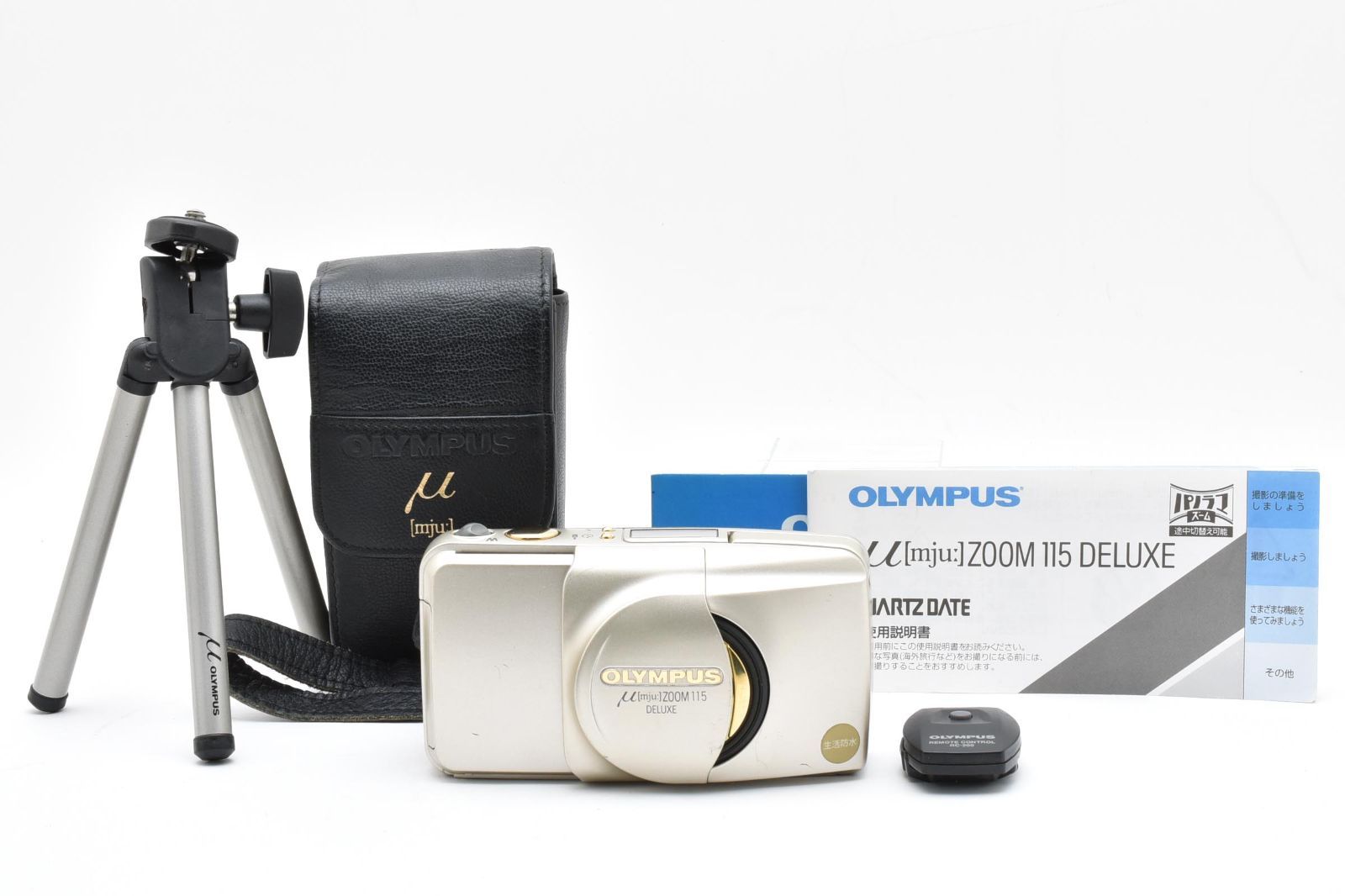✨美品✨ Olympus μ Zoom 115 DELUXE 箱付き □ 美品 □ オリンパス OLYMPUS μ [mju:] ZOOM 115 DELUXE 《動作確認