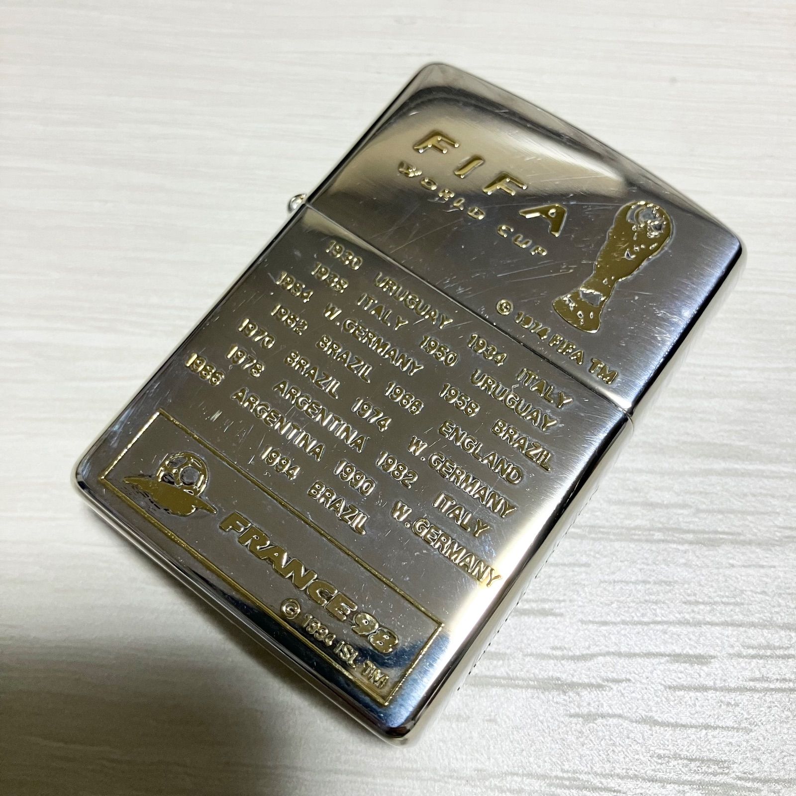 1998年 フランスワールドカップ 限定ジッポー ZIPPO FIFA WORLD CUP