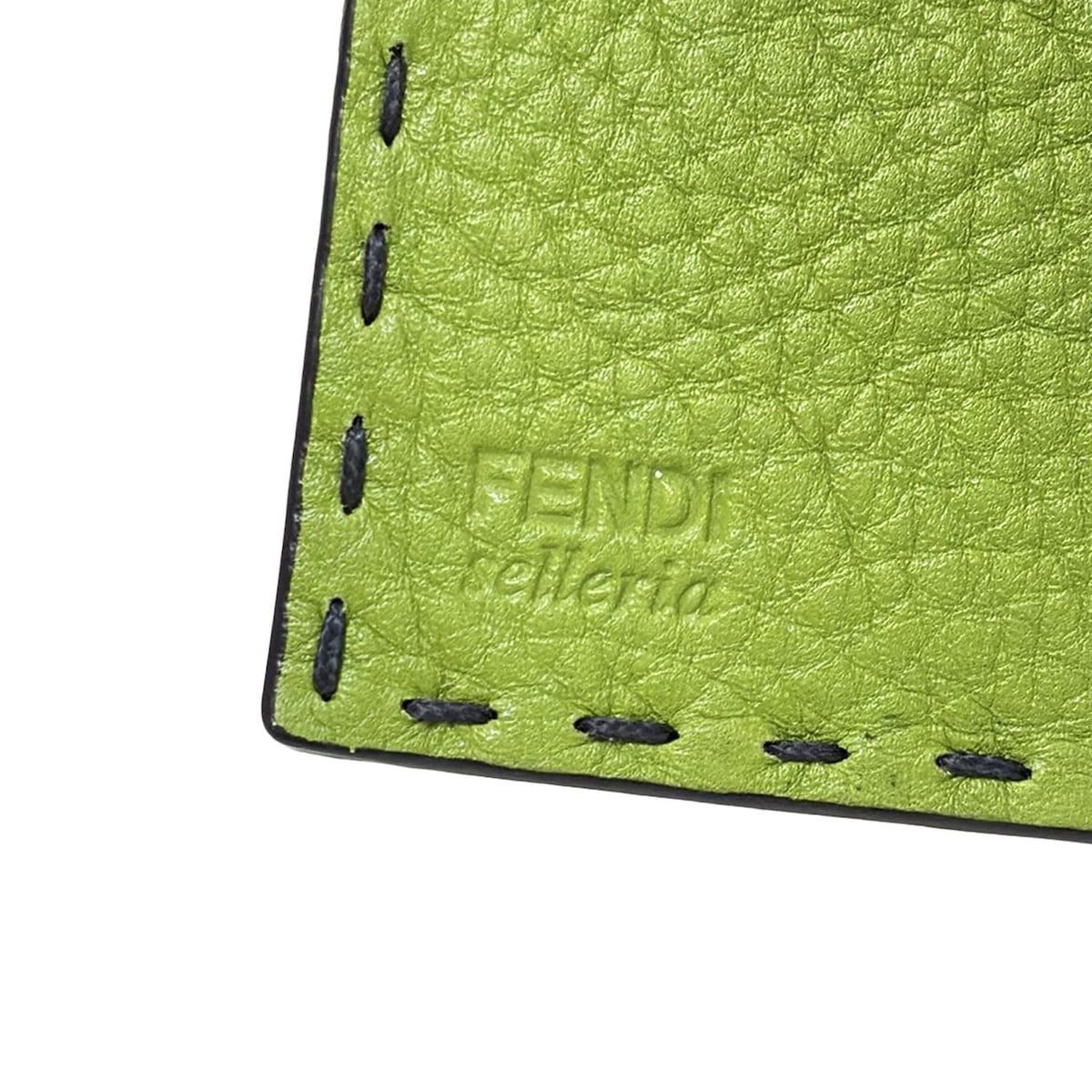 FENDI(フェンディ) 名刺入れ セレリア 7M0216 ダークネイビー レザー