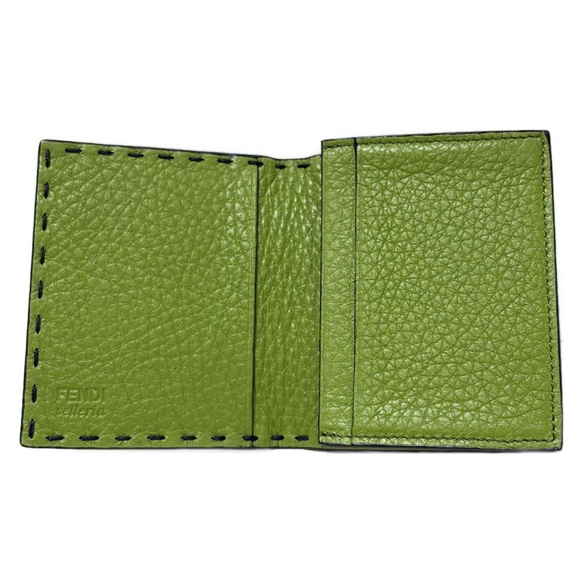 FENDI(フェンディ) 名刺入れ セレリア 7M0216 ダークネイビー レザー