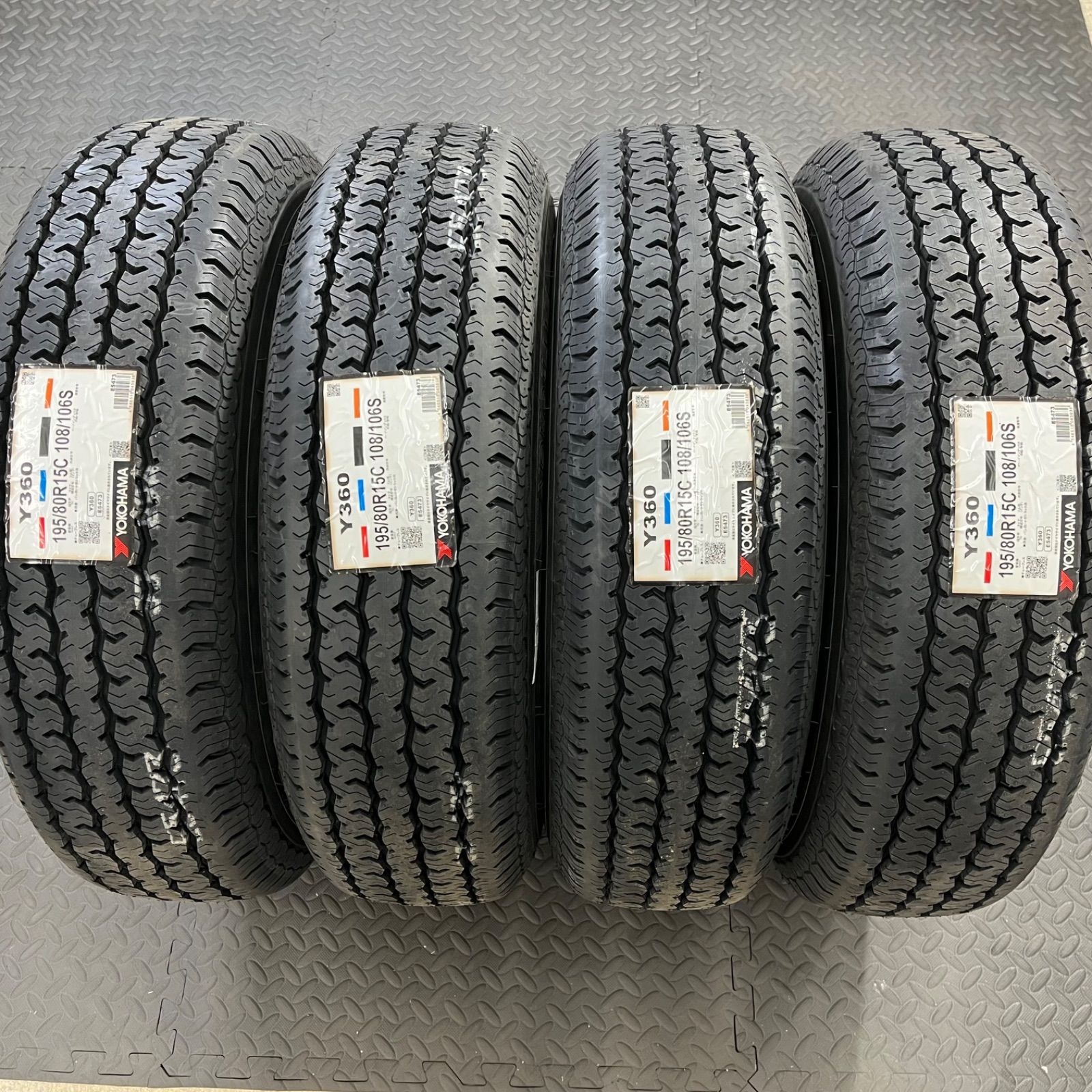 25年製 新品タイヤ 195/80R15C 108/106S ヨコハマ Y360 日産 