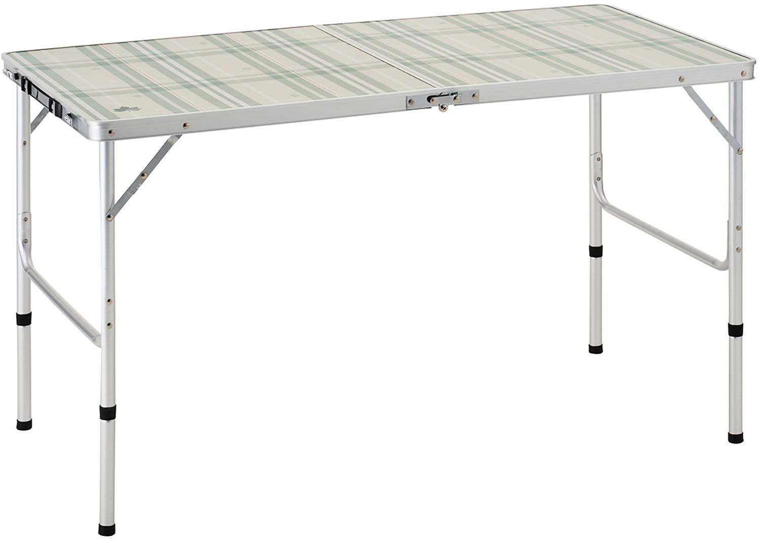 ロゴス LOGOS アウトドア 2 FD ダイニングテーブル 12060 机 軽量 ワイド 2段階調節 安定 高耐荷重 折り畳み 保管 持ち運び 移動 キャンプ バーベキュー ベランダ 庭 屋外 グリーン