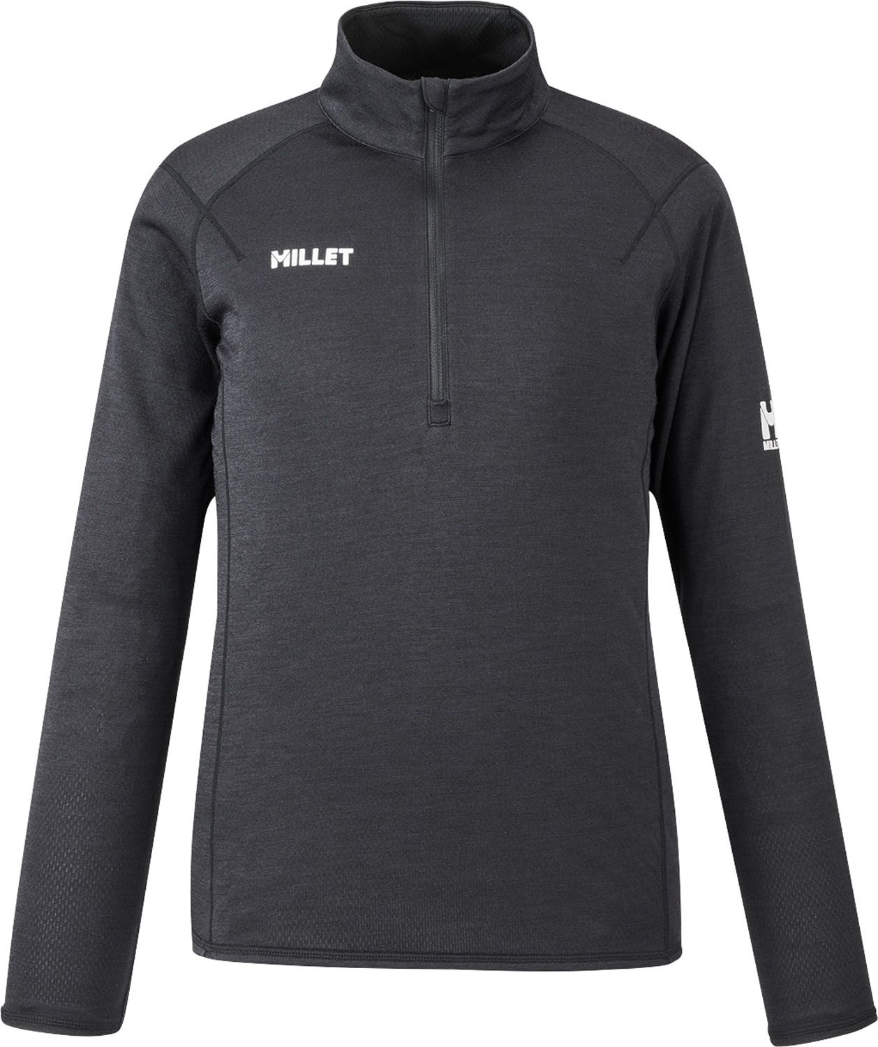 ミレー MILLET アウトドア ウビック ウール デュアル ジップ N 0247 BLACK-NOIR