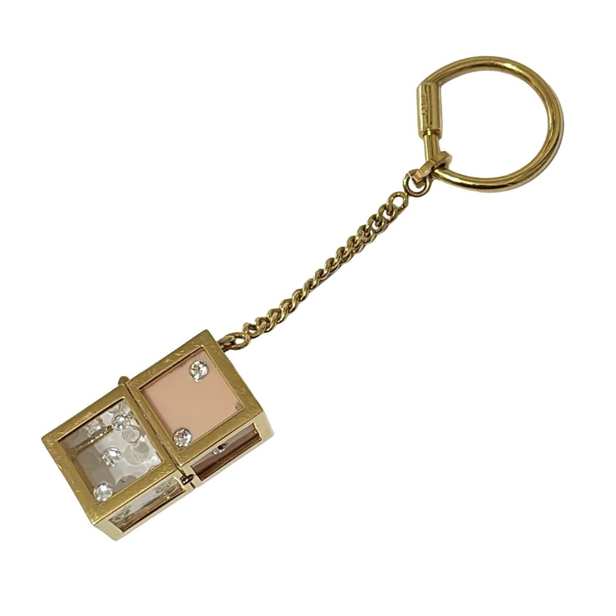 Chloe(クロエ) キーホルダー(チャーム) - ゴールド×ライトピンク