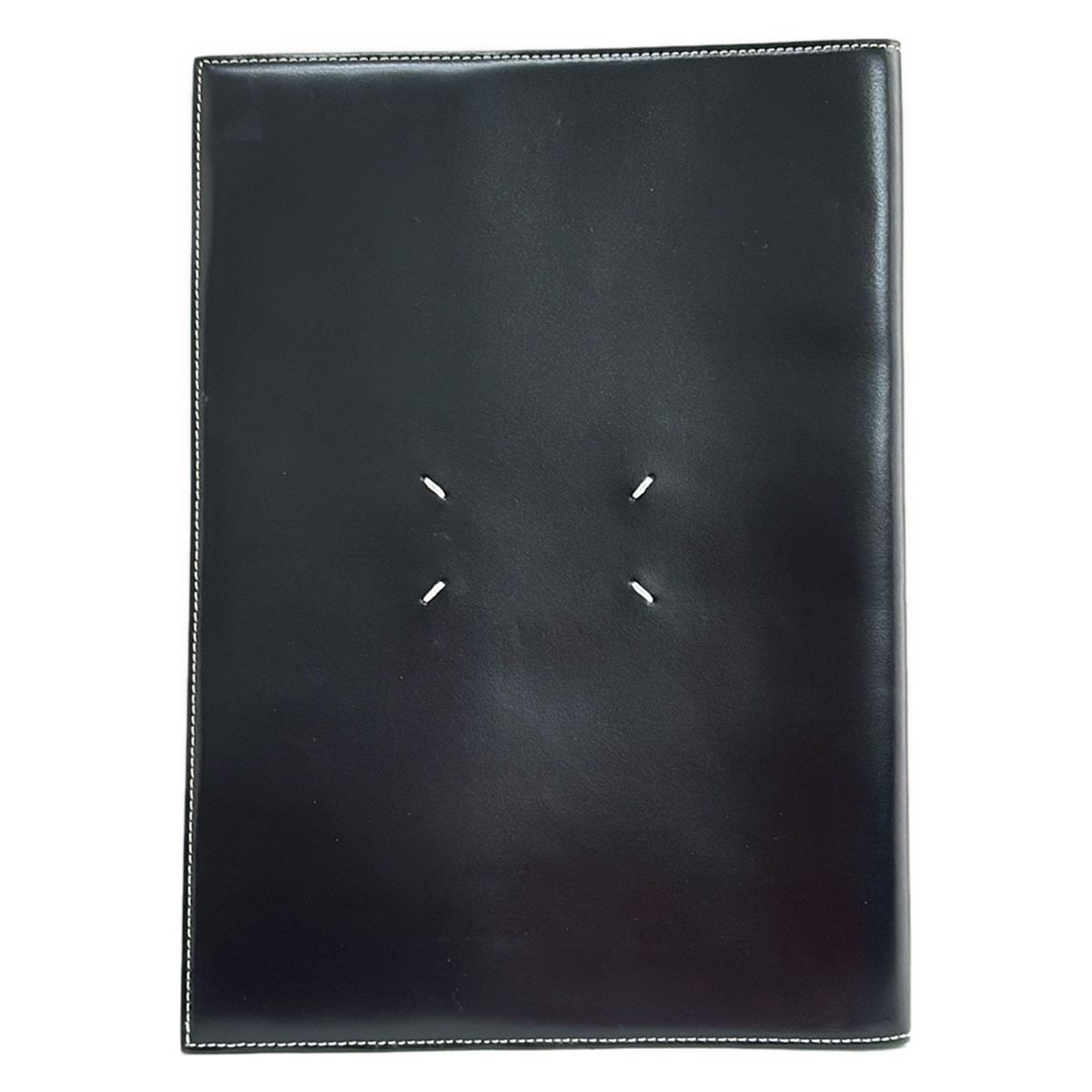 Maison Margiela(メゾンマルジェラ) ブックカバー美品 - S55VT0081 黒