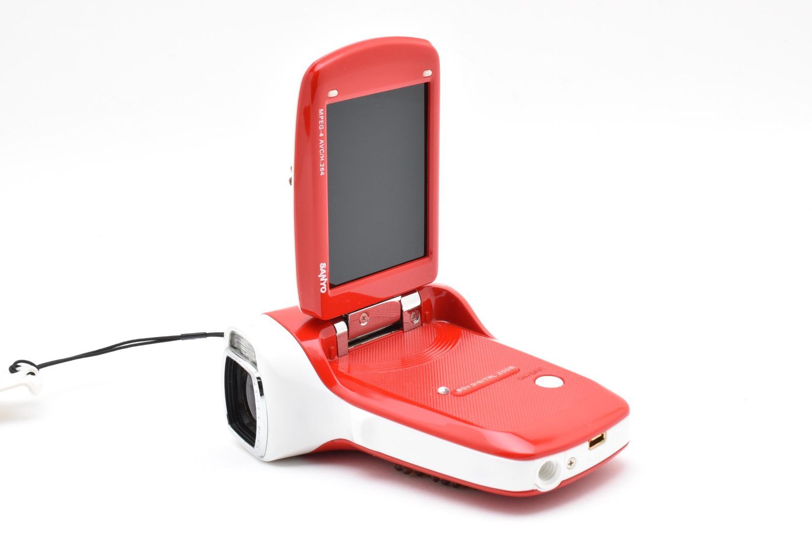 サンヨー SANYO Xacti DMX-CG9 レッド デコレーション 《動作確認済