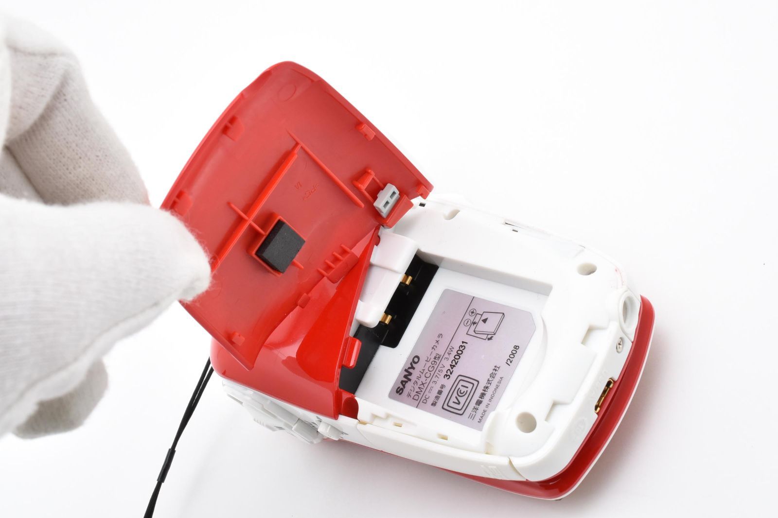 サンヨー SANYO Xacti DMX-CG9 レッド デコレーション 《動作確認済