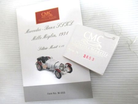 ミニカー CMC 1/18 メルセデスベンツ SSKL Sieger bei der