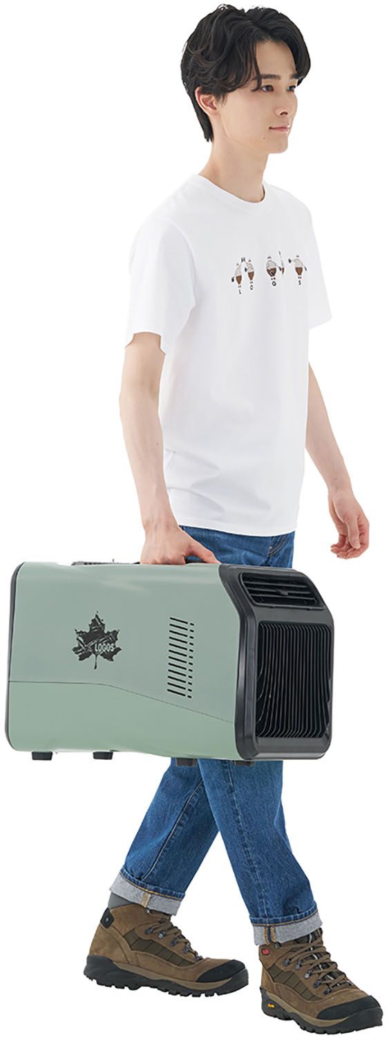  ロゴス LOGOS アウトドア 野電 エレキャン エアコン -BF グリーン その他 登山 クライミング用品