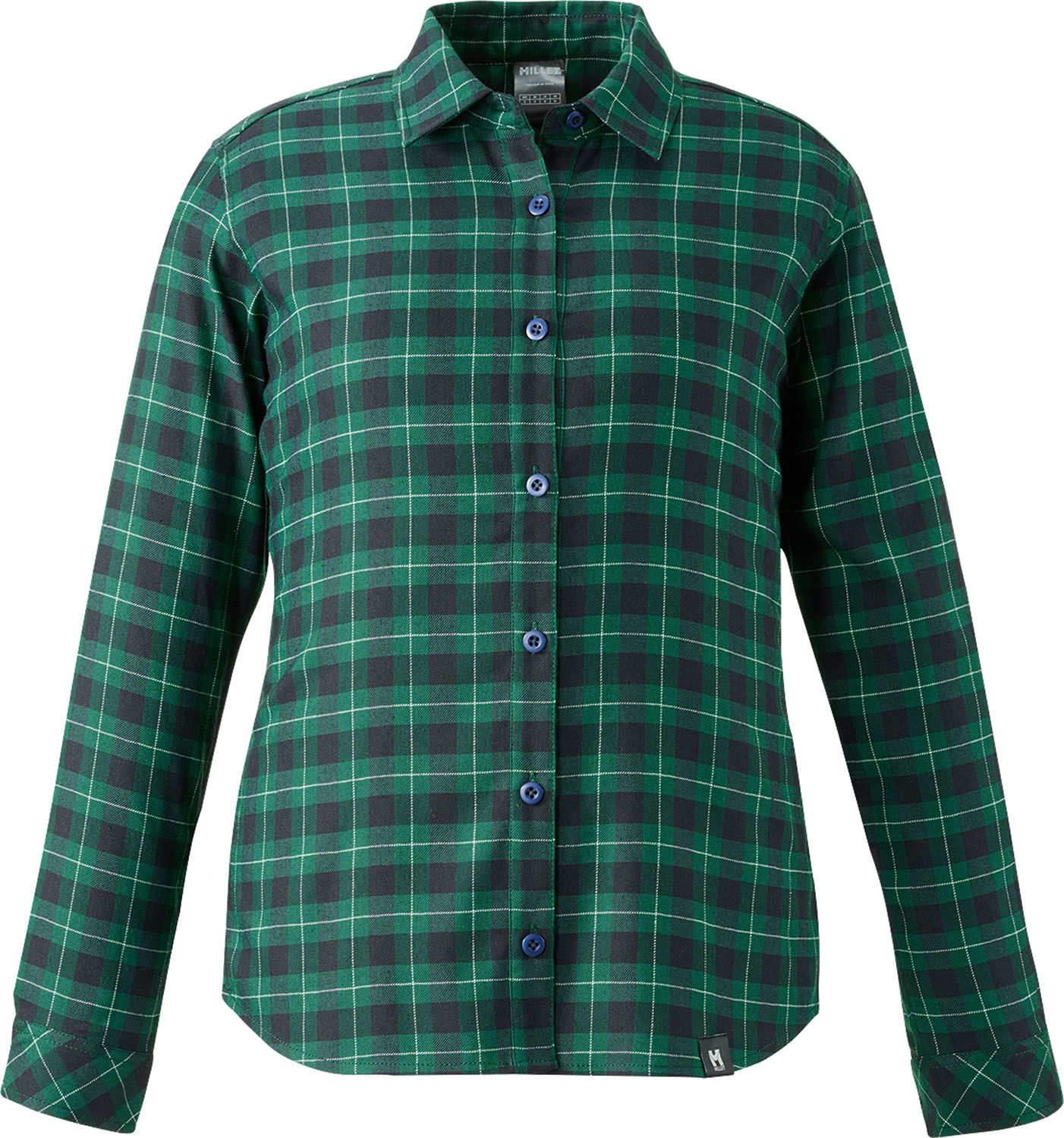 ミレー MILLET アウトドア パラディス ロングスリーブシャツ N 7807 JASPERGREEN
