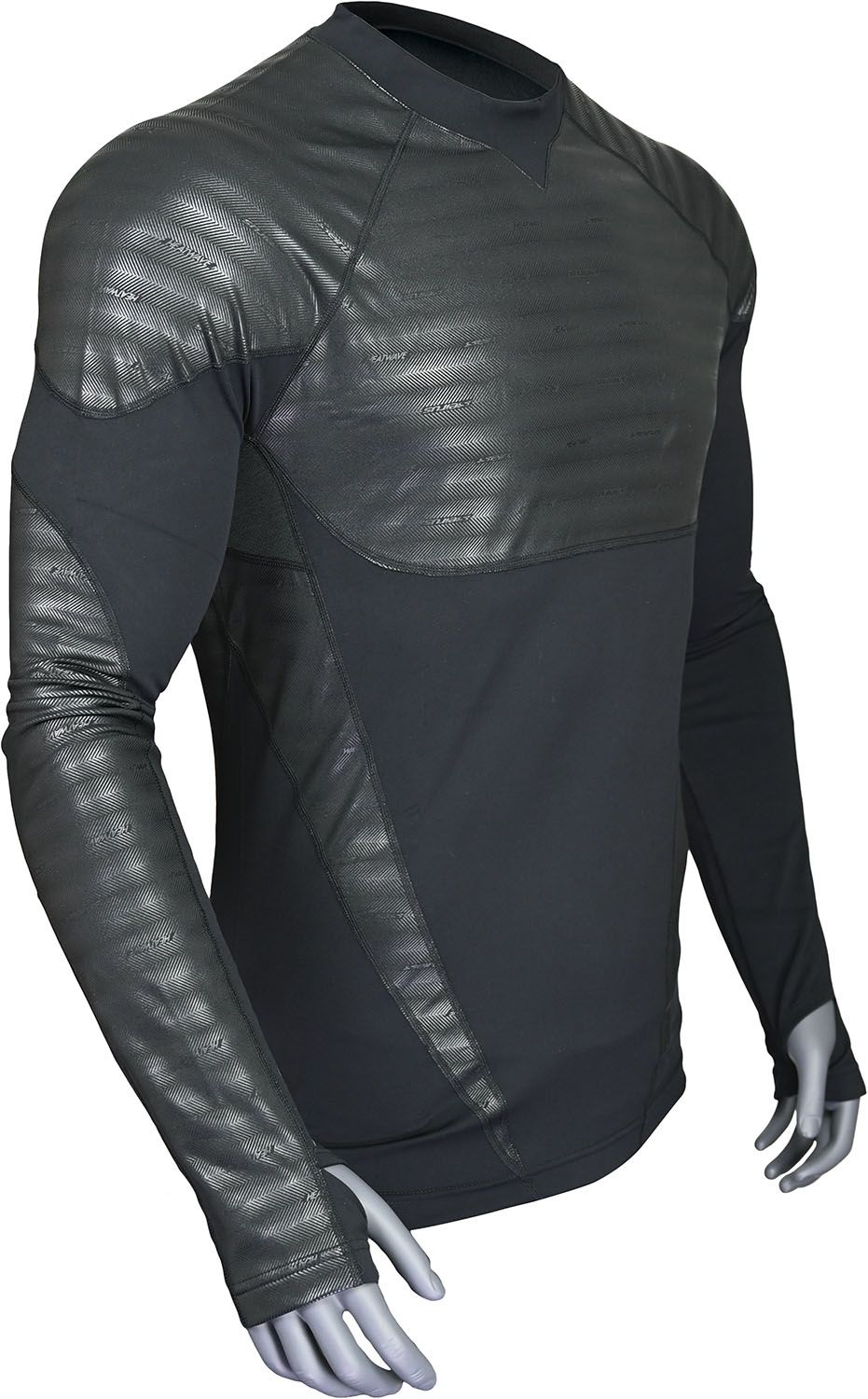 セイラス Seirus アウトドア ヒートウェーブ ベースレイヤー トップ メンズ M カーボン 17105