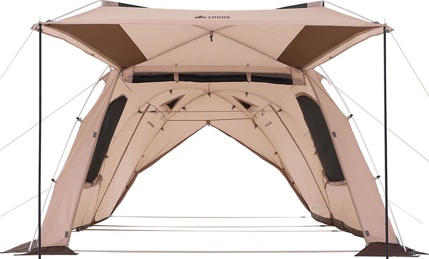  ロゴス LOGOS アウトドア PANEL オーニングドゥーブル L BF ベージュ その他 テント シェルター