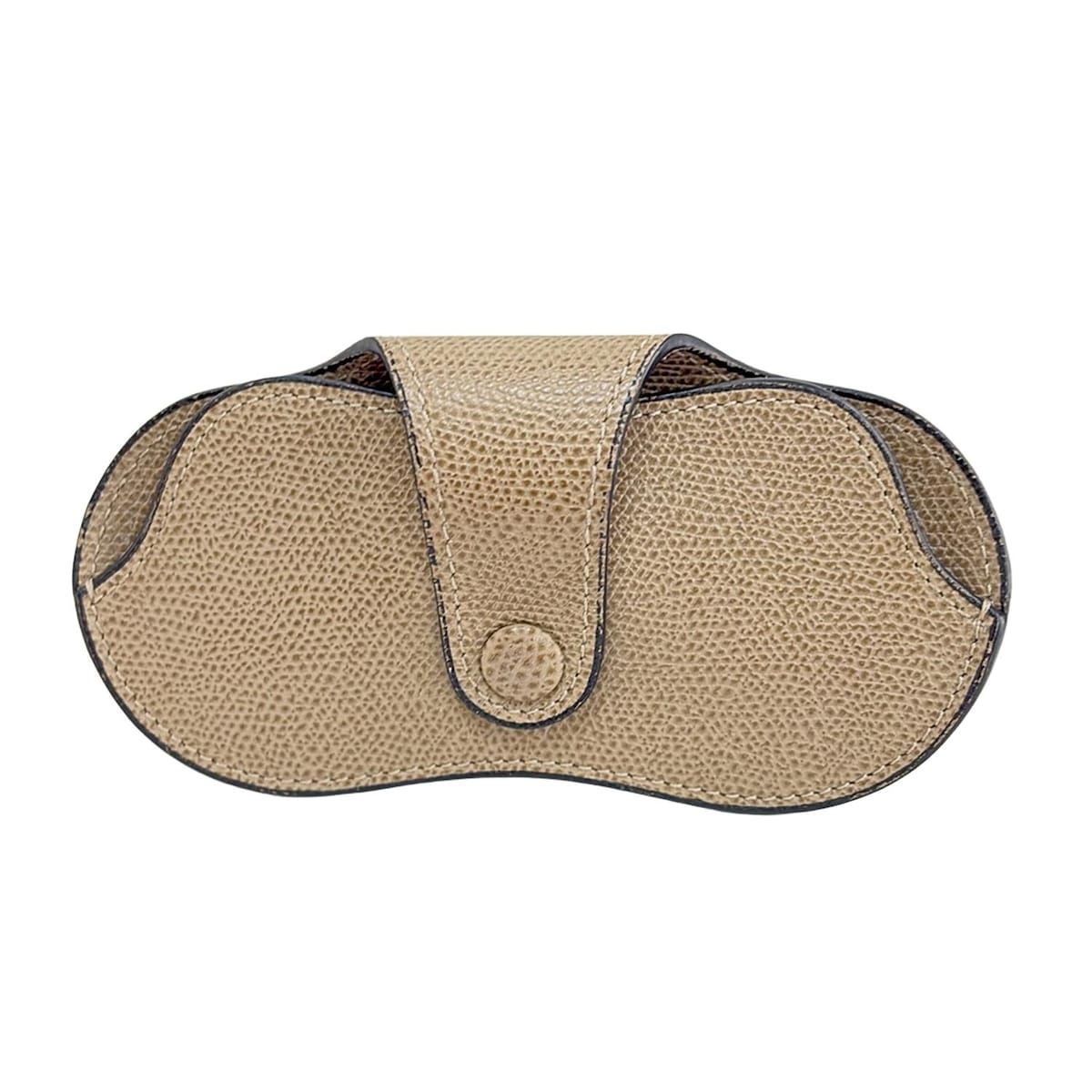 valextra メガネケース グレー ベージュ Valextra(ヴァレクストラ) メガネケース - グレーベージュ レザー