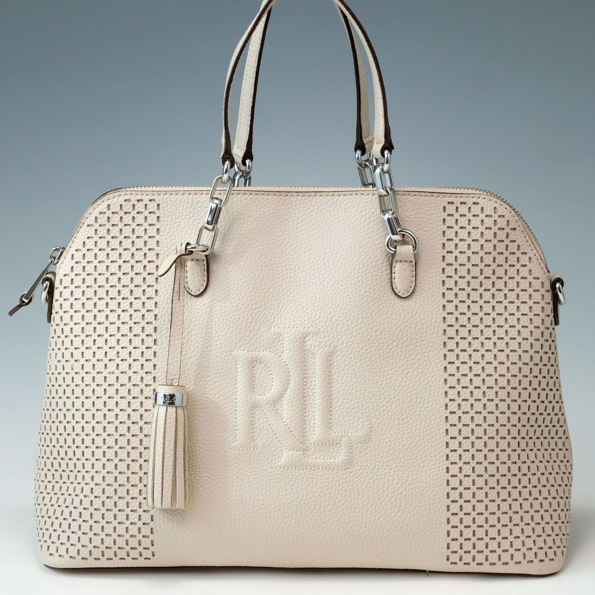 LAUREN RALPH LAUREN RLL ラルフローレン パンチング レザー