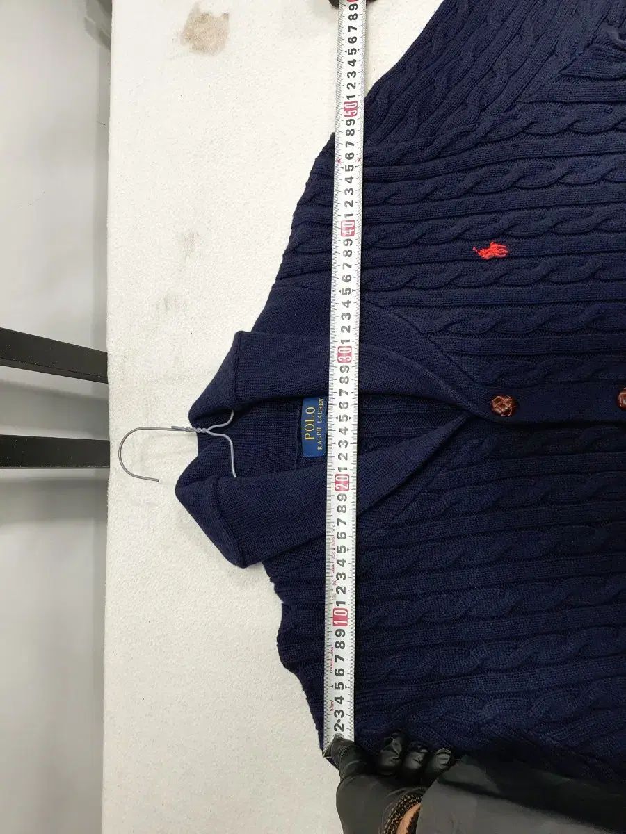 ポロラルフローレン ケーブル編み カーディガン ショールカラー