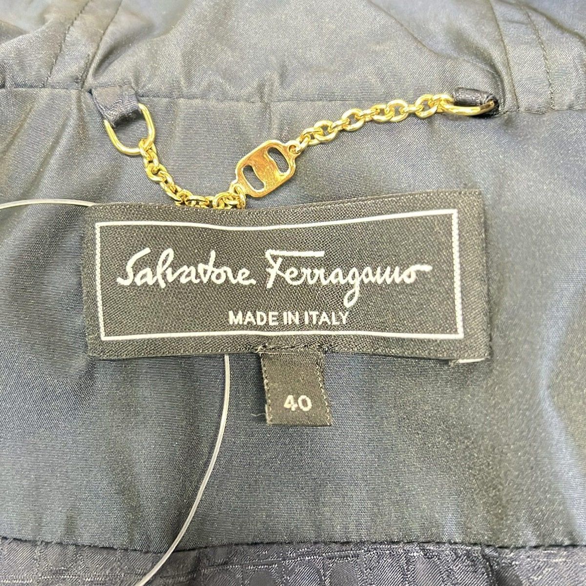 サルバトーレフェラガモ コート サイズ40 M レディース美品 - ダーク