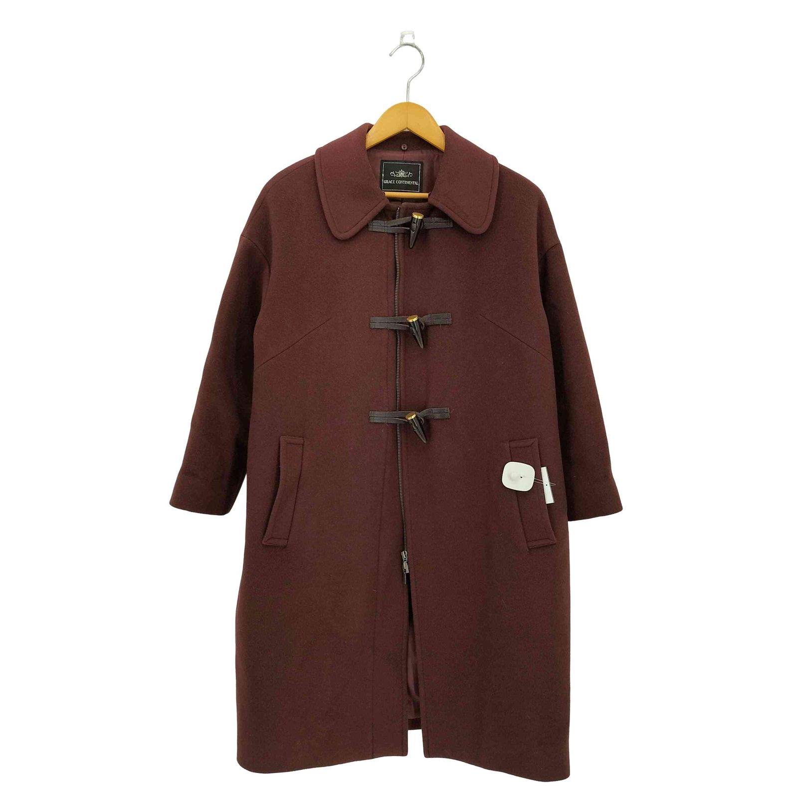 グレースコンチネンタル GRACE CONTINENTAL カシミヤ混 ダッフルコート