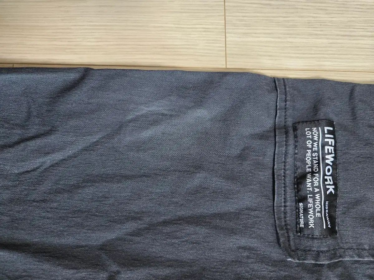 OWN ROOTSBlack Cargo jogger Pants &frasl;ブラックカーゴジョガーパンツ ライフワーク ブラック カーゴ ジョガーパンツ