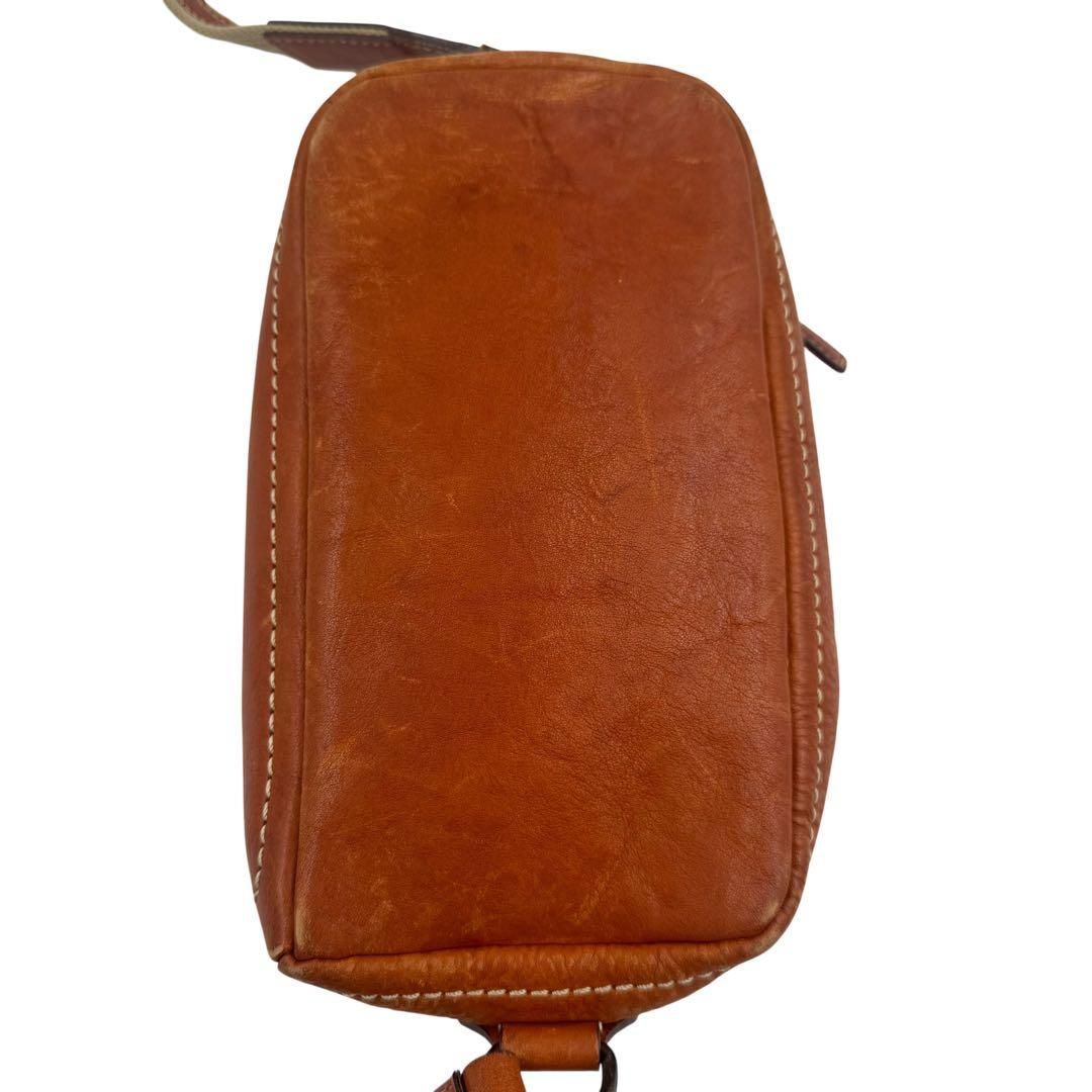 ✨レア✨土屋鞄 トーンオイル ヌメ ボディポシェット ブラウン