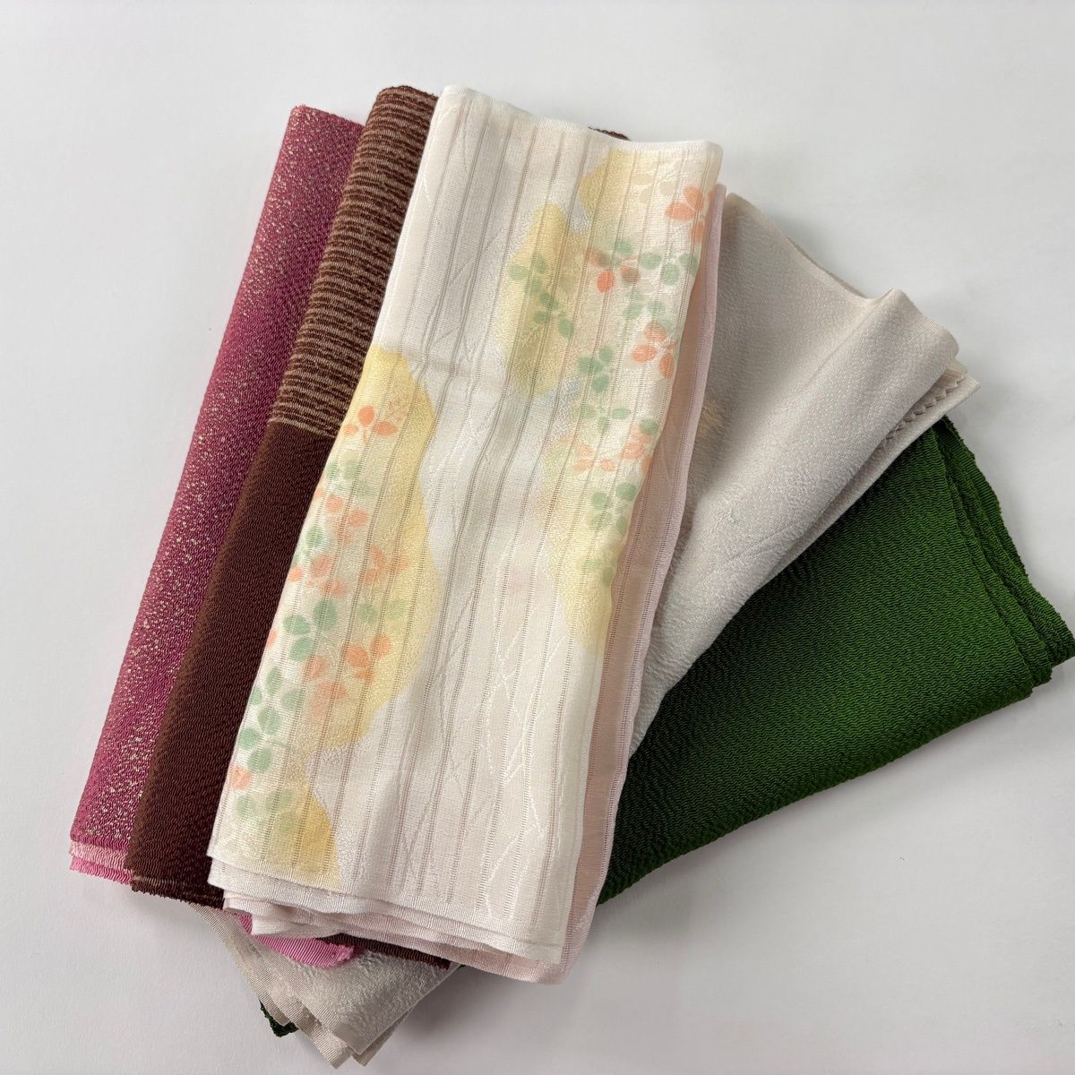 帯揚げ 優品 帯揚げ5枚セット 灰色 正絹 和装小物 【中古】 - メルカリ