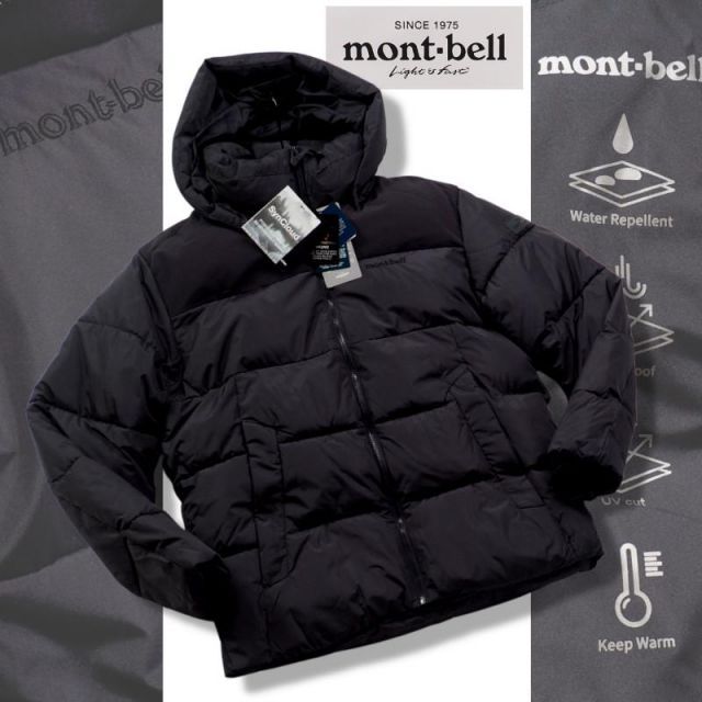 新品 ！モンベル mont-bell 高機能中綿エコダウンジャケット ブルゾン