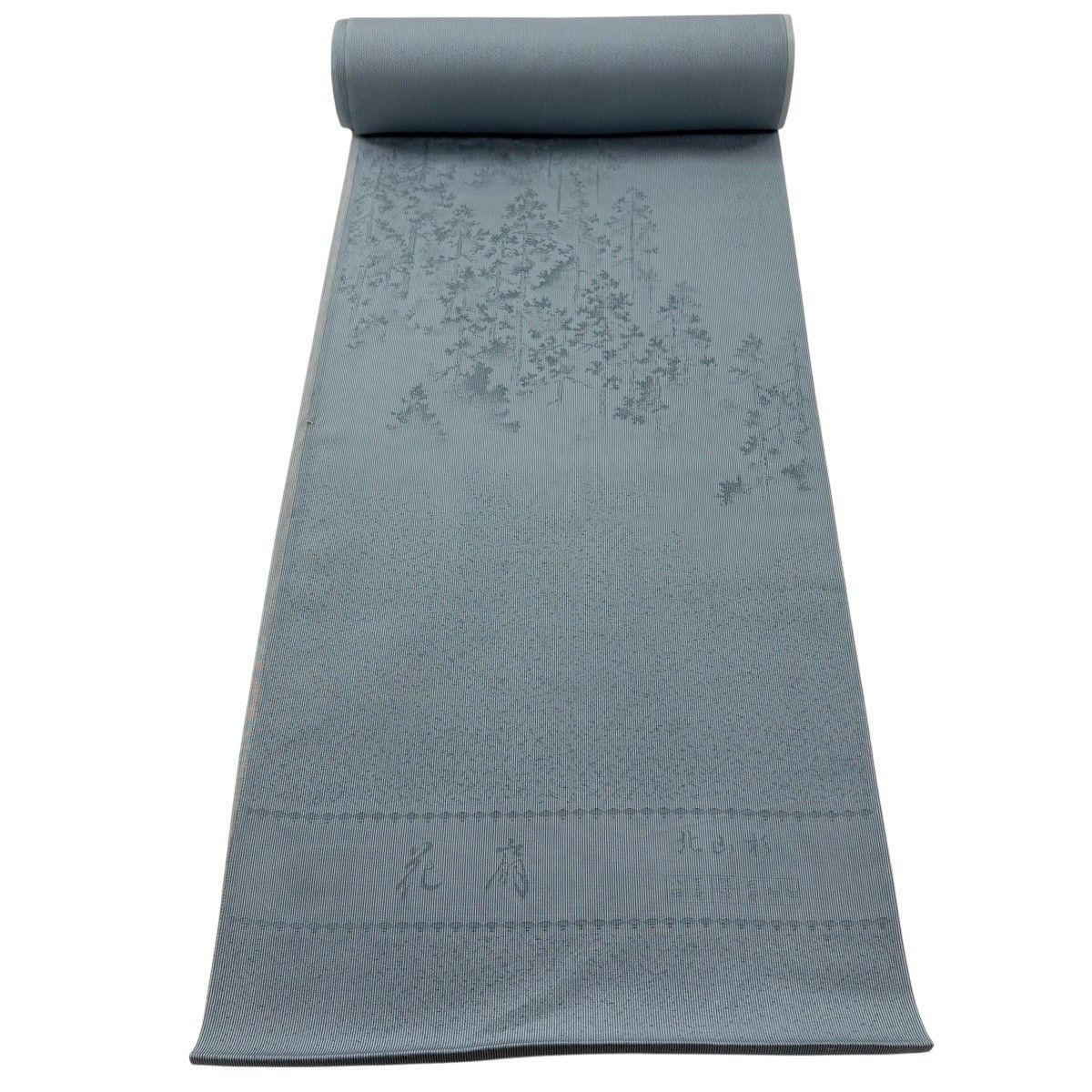 反物 秀品 江戸小紋 万筋 青灰色 正絹 【中古】 - メルカリ