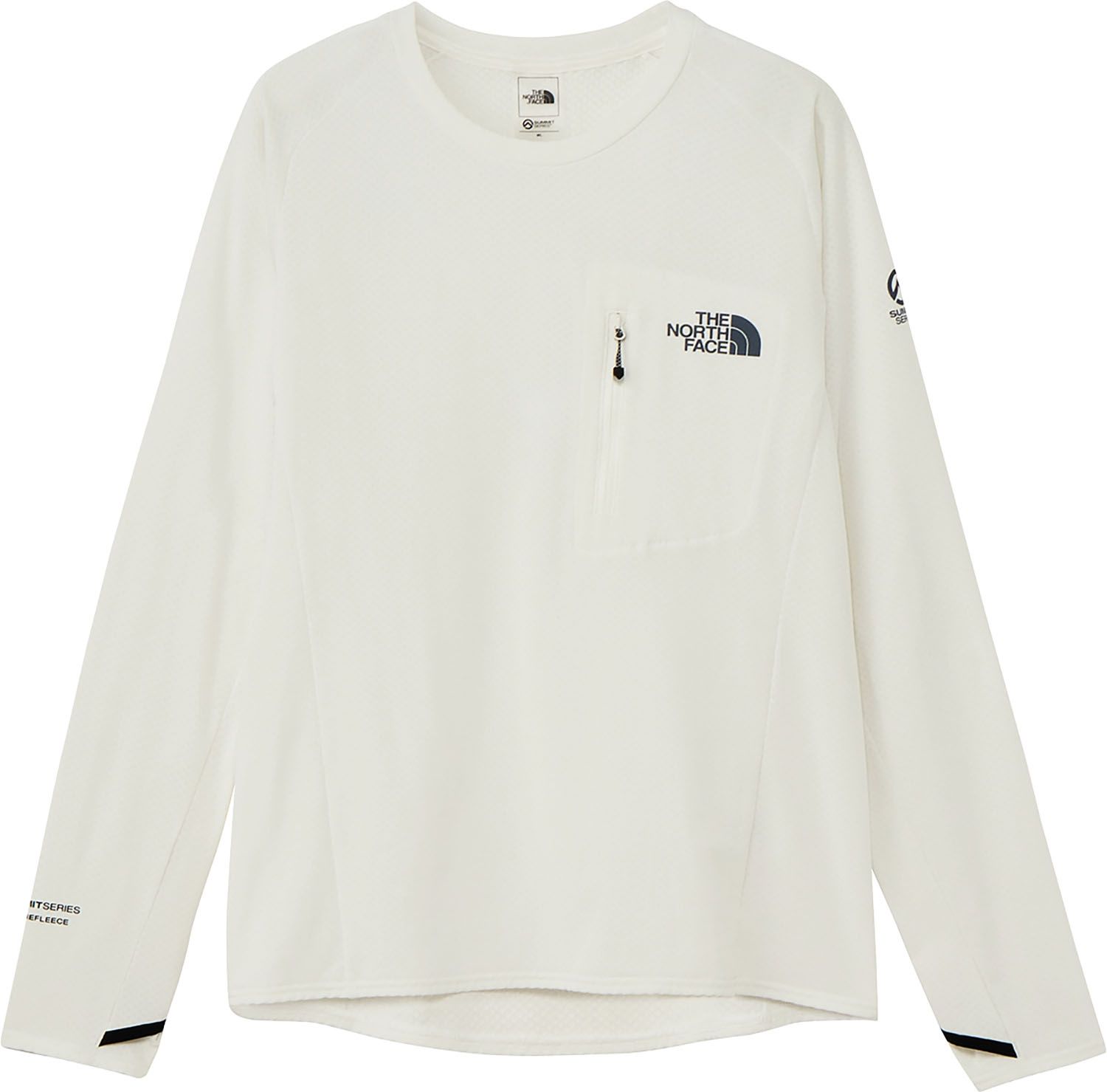 ザ ノース フェイス THE NORTH FACE アウトドア エクスペディショングリッドフリースライトクルー NL 22621 GS グレイッシュホワイト