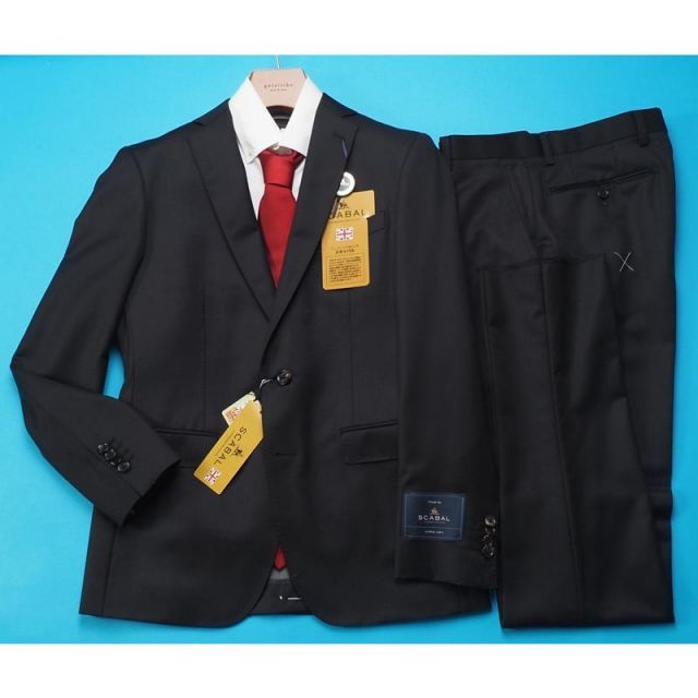 新品20.6万円 大手百貨店扱い 春秋 日本製『Scabal スキャバル 英国製