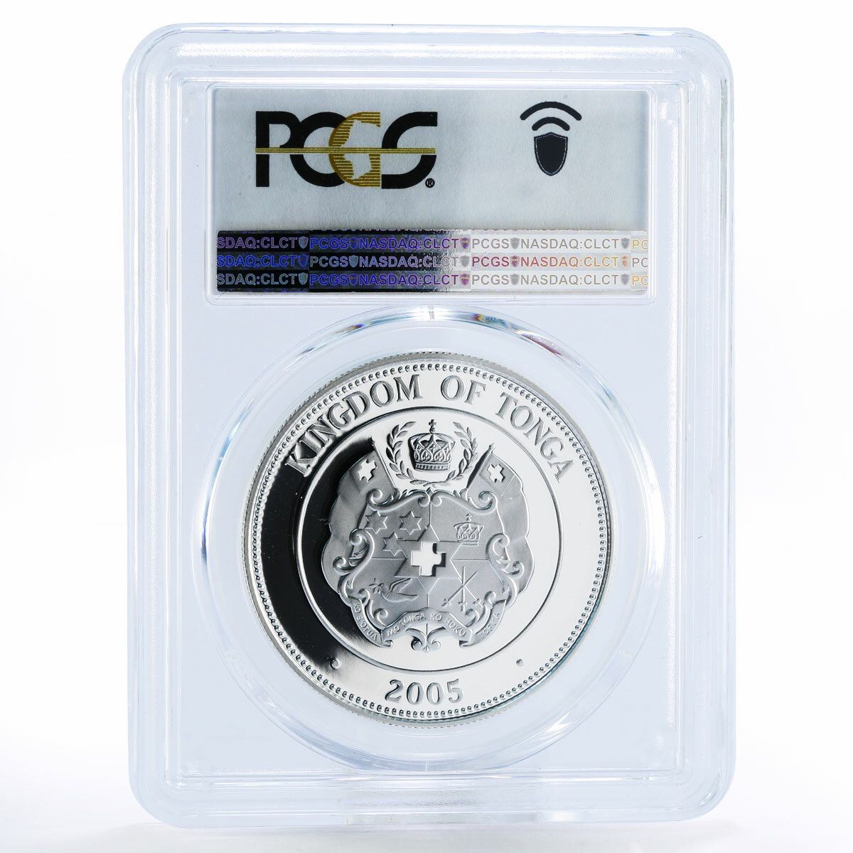 トンガ 1パアンガ 帆船ビーグル号 チャールズ・ダーウィン PR70 PCGS