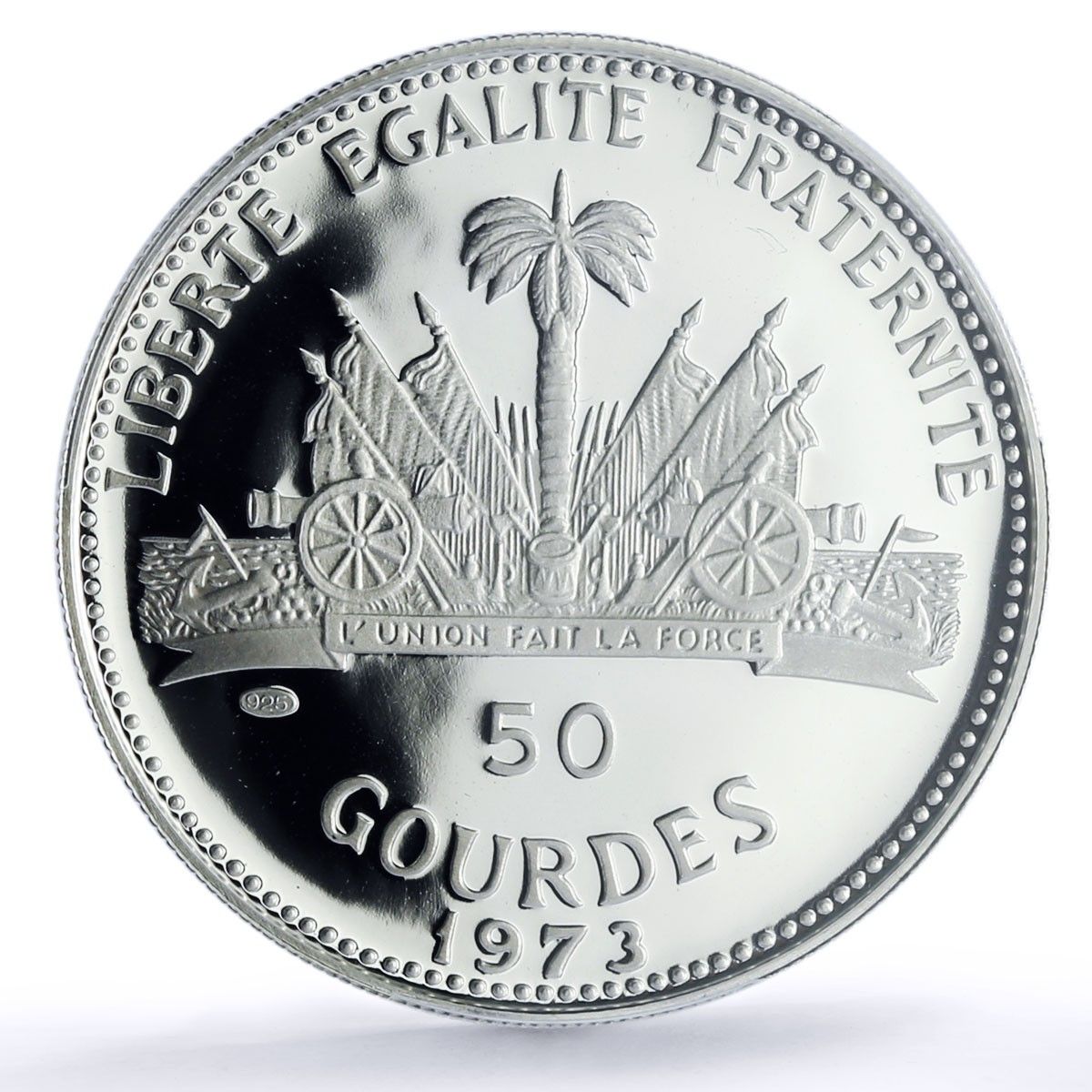 ハイチ 50グールド 女性と子供 KM-105 PR 69 PCGS 銀貨 1973年 - メルカリ