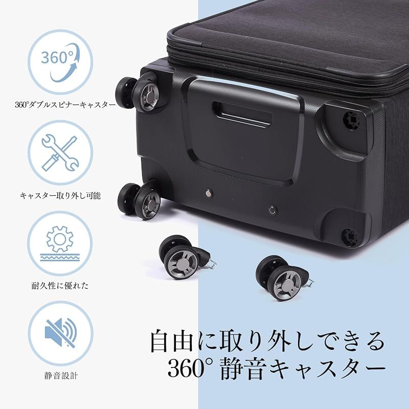 新着商品】[Uniwalker] スーツケース 拡張機能付き キャリーケース