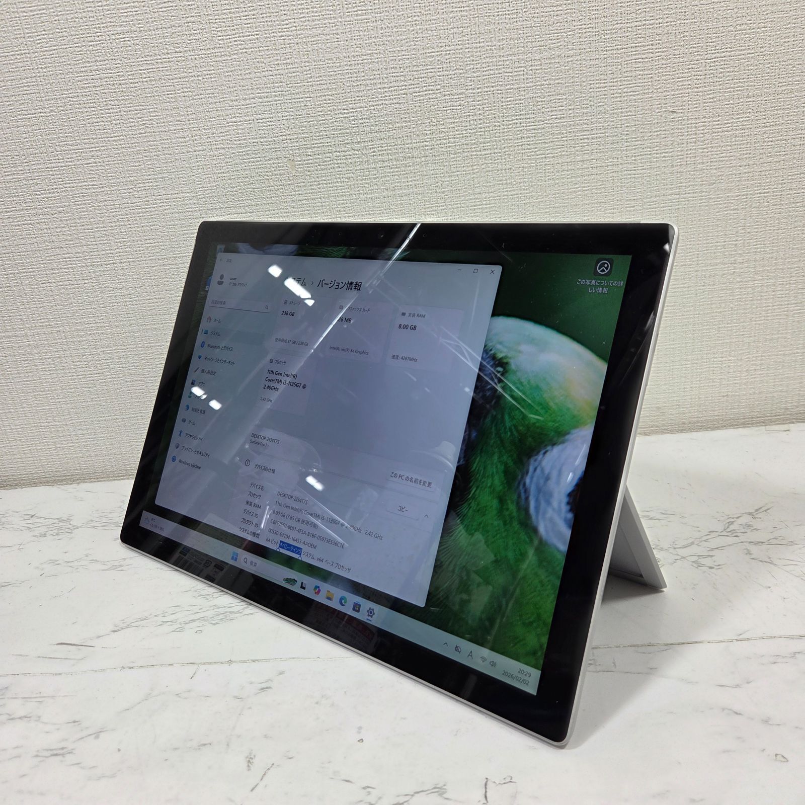 中古Surface Pro 7+ Core i5/8GB/256GB/Win11 美品 - メルカリ