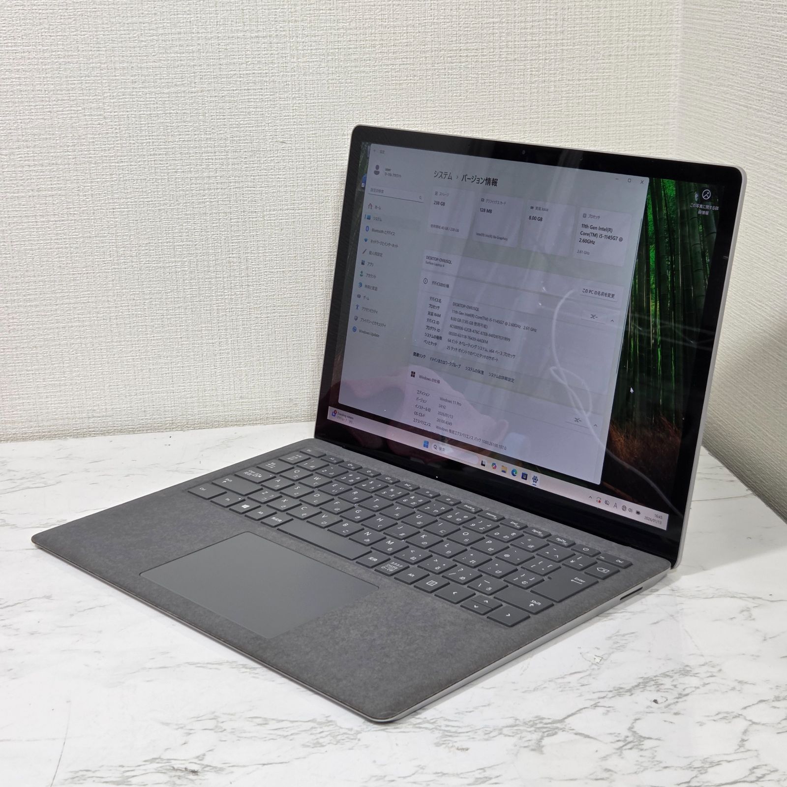 良品】【1週間保証】Surface Laptop 4 / Core i5 1145G7 / 8GB / 256GB