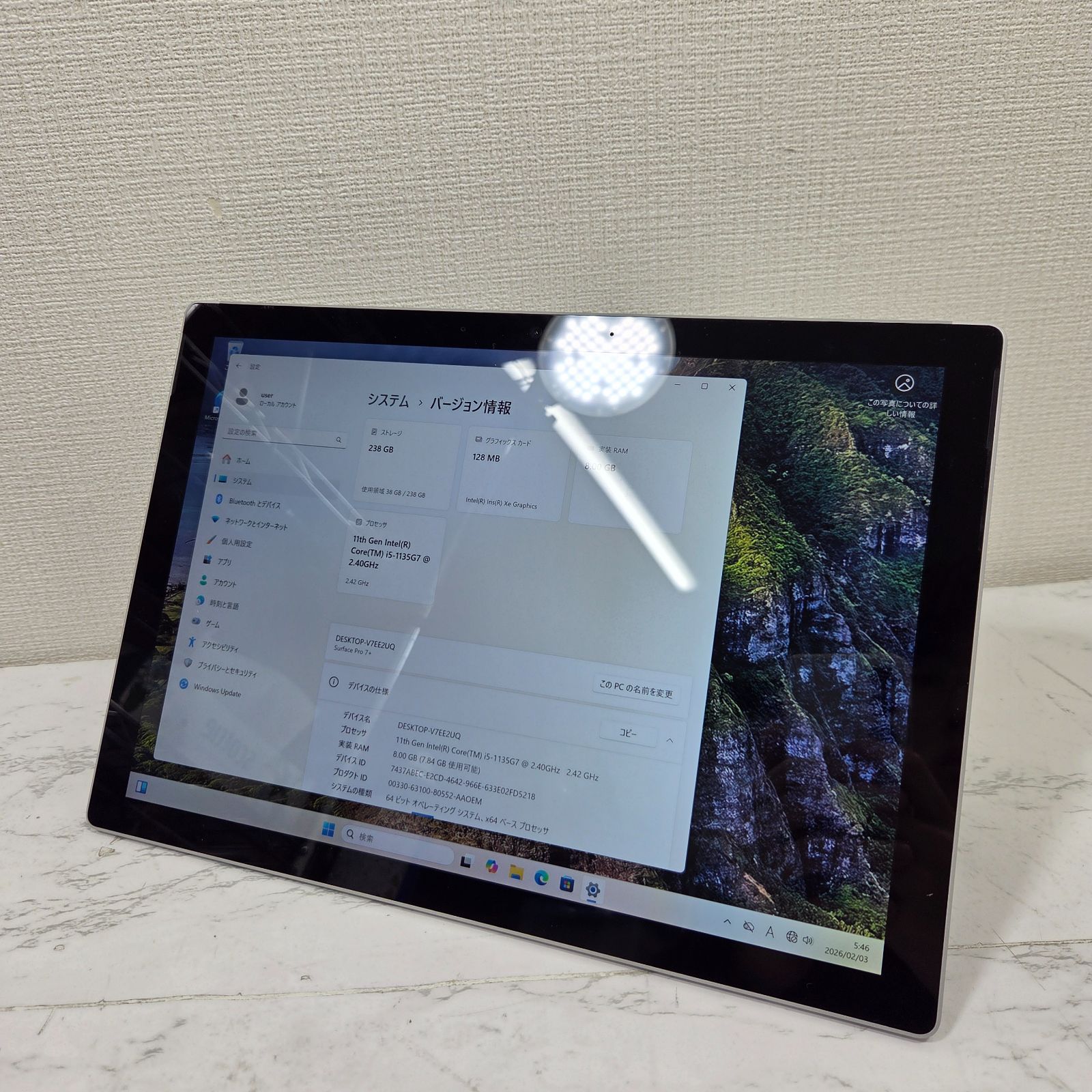 Surface Pro 7+ Core i5 8GB 256GB Win11 中古 - メルカリ