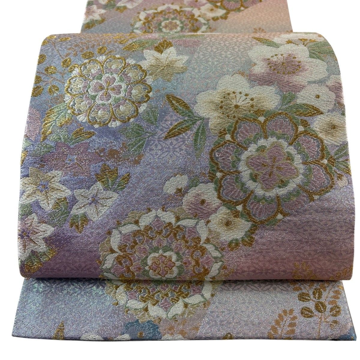 袋帯 秀品 華文 桜 唐織 金銀糸 薄ピンク 六通 正絹 【中古】 - メルカリ