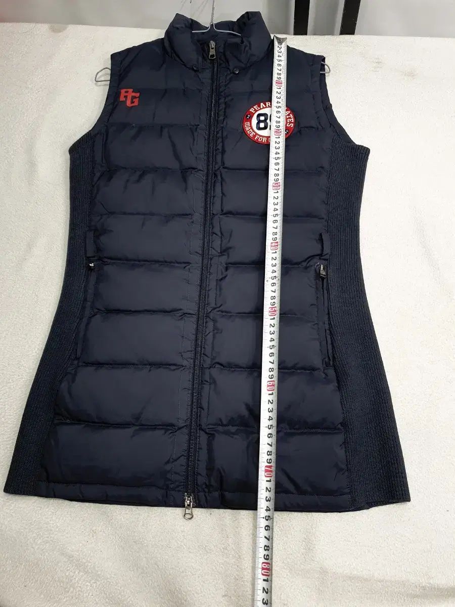 パーリーゲイツ 軽量 ダウン ベスト ネイビー 2 - メルカリ