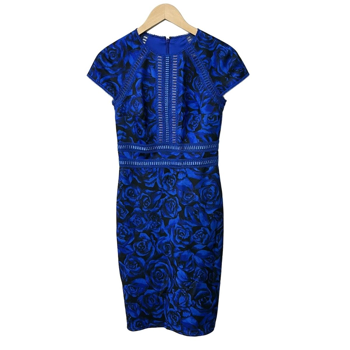 タダシショージ ワンピース サイズ2 M レディース - 黒×ブルー×クリア