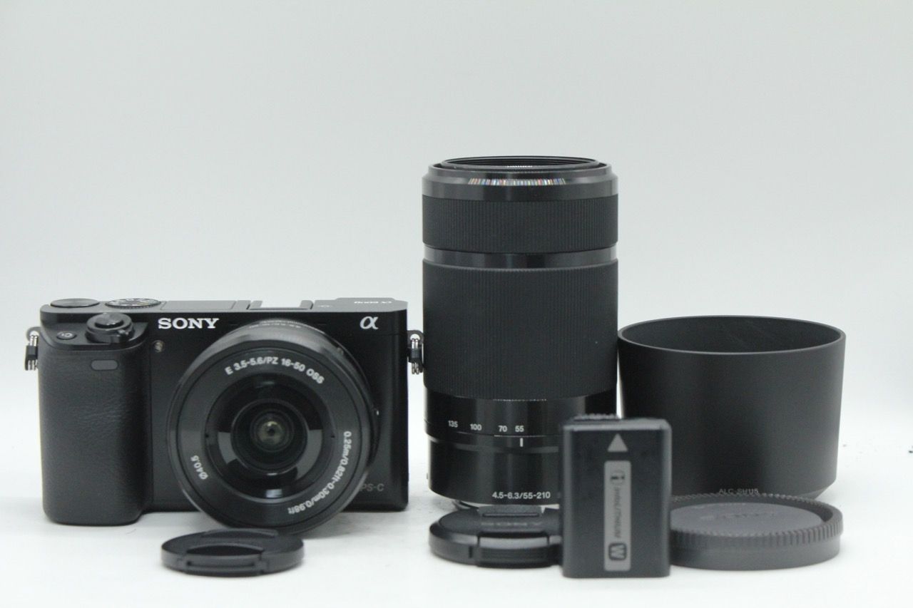 ☆美品☆ソニー SONY α6000 ダブルズームレンズキット ILCE-6000 #6386